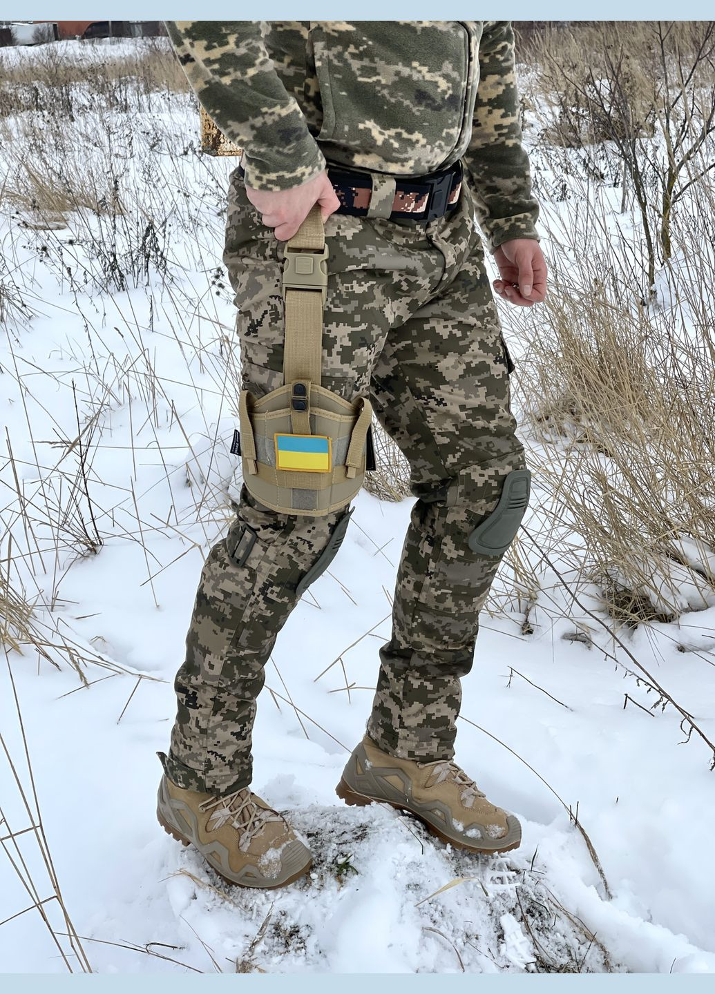 Кобура з кріпленням до ноги / пісочний колір No Brand (318554049)