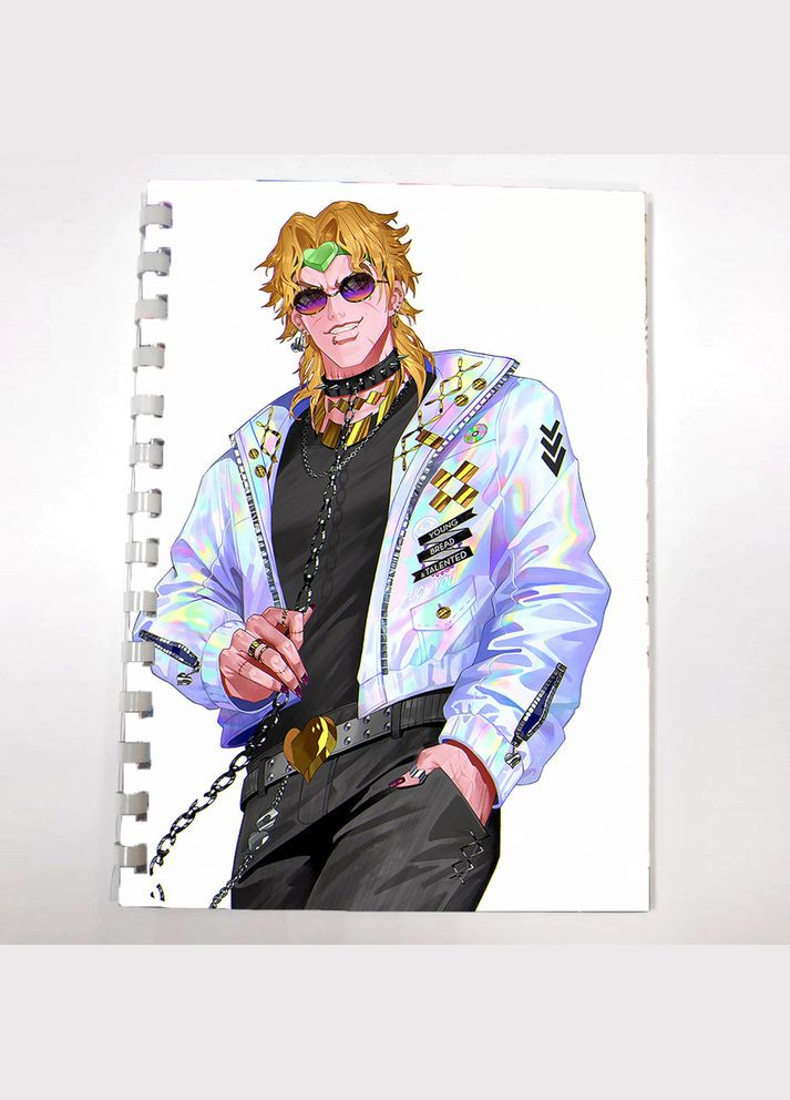 Блокнот Скетчбук Дио Брандо аниме Невероятные приключения ДжоДжо JoJo’s (sk0129) No Brand (326996741)