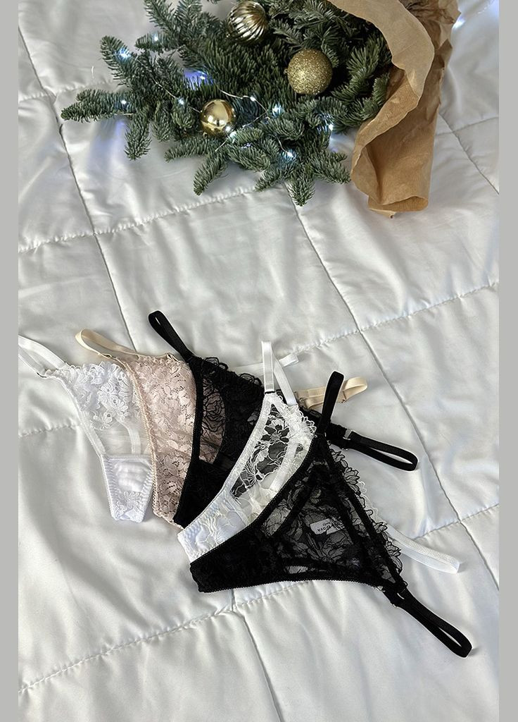 Набор трусиков из 4-х штук - стринги - bella Kari Shop Atelier Разные (181P-27T) Ova Ova Brand (354697713)