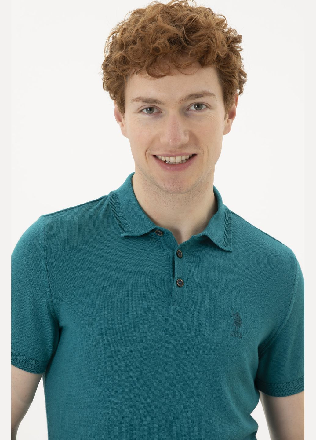 Чорна футболка поло u.s. polo assn. чоловіче U.S. Polo Assn.