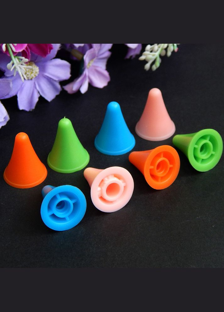 Стопер, захисний ковпачок для спиць 4,5-10 мм, силікон, 21х18 мм No Brand (345734241)