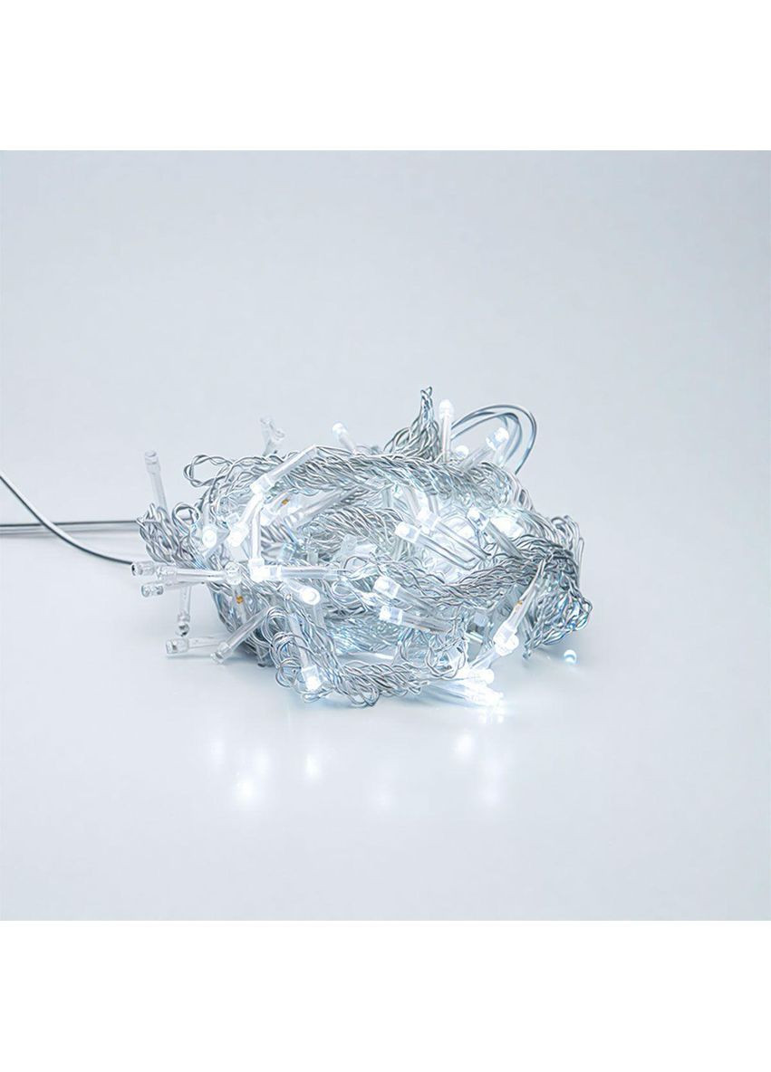 Новорічна гірлянда штора 2х2 м 80 LED кімнатна білий провід Білий ZWM2280LEDW No Brand (369477970)