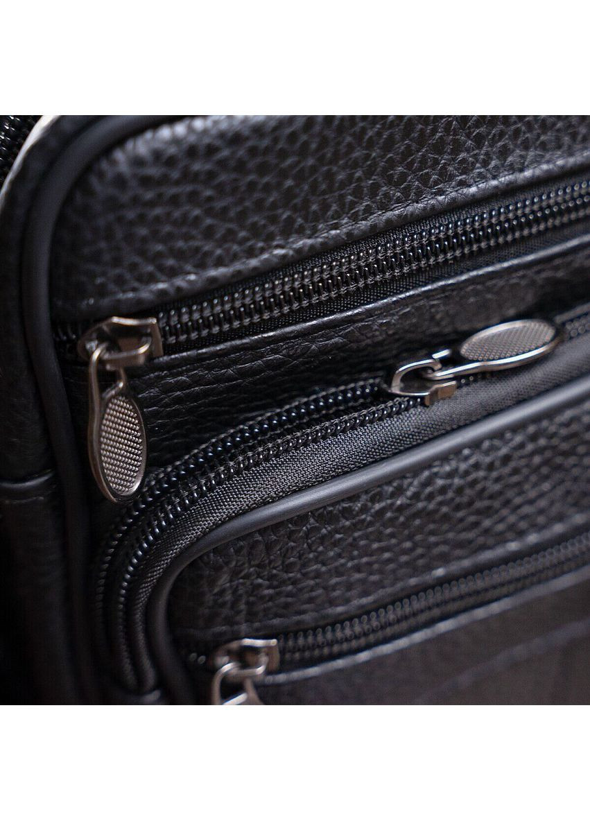 Стильна чоловіча сумка через плече з натуральної шкіри, компактний розмір, багато відділень Trend (349453304)