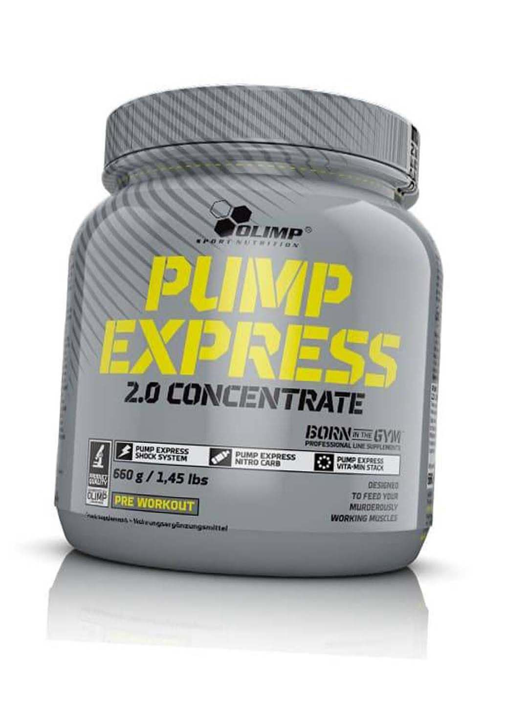 Передтрен для пампу Pump Express 2.0 660г Лісові ягоди Olimp Sport Nutrition (293515632)