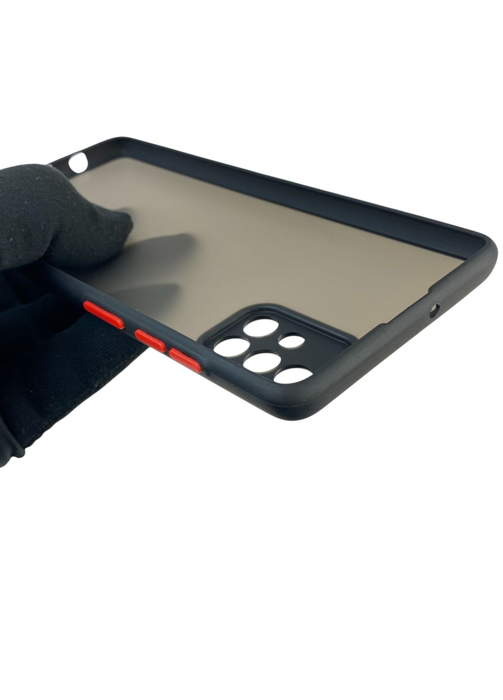 Чохол для телефона Galaxy A71 (SM-A715F) с 3D принтом бантиків із захистом камери на самсунг а71 чорний Samsung (366387410)