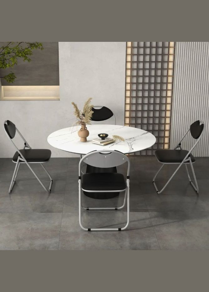 Комплект стільців складаних Moro з переносною ручкою 4 штуки Costway (362028052)