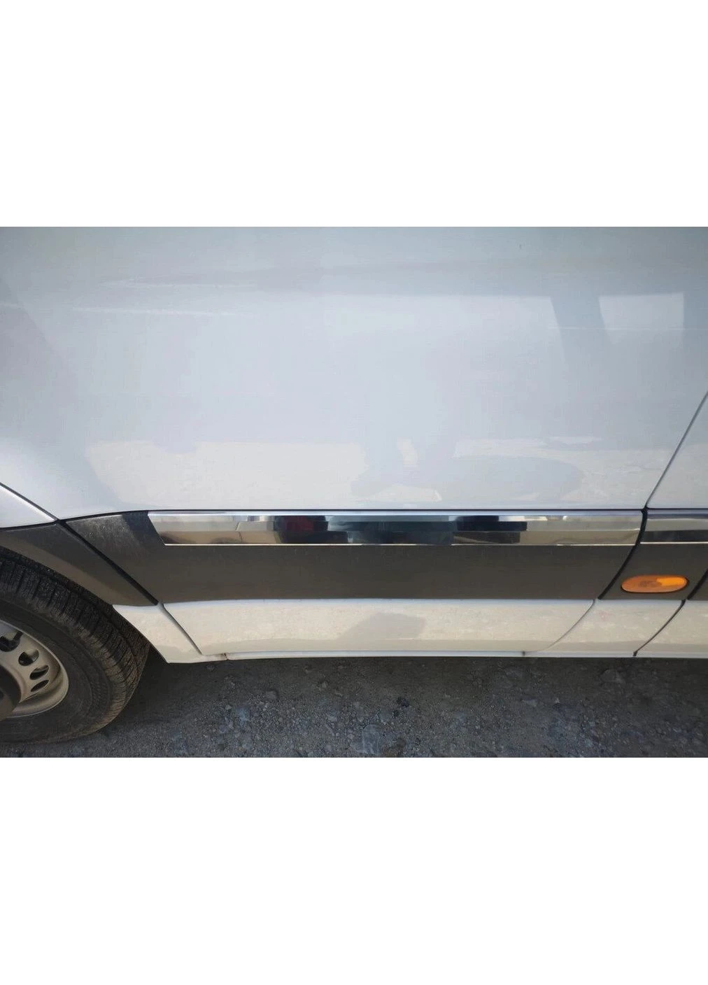 Молдинги на двери (10 шт, нерж) (ExtraLong) для Mercedes Sprinter W907/W910 2018- гг CARMOS (392722510)