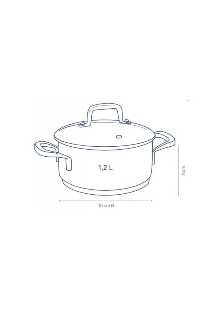 Кастрюля (m443402) Kela Flavoria 1,2 л (366567104)