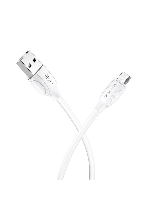Кабель BX19 USB to Micro 2.4A, 1m, PVC, TPE connectors, (6931474701787) Borofone BX19 Benefit (385926357)
