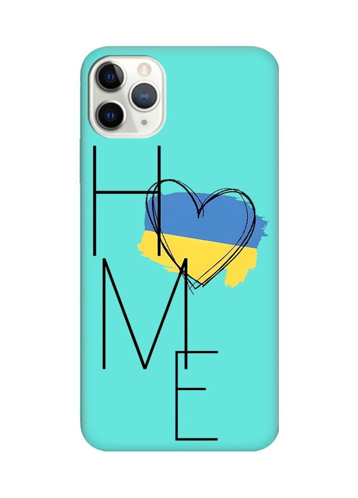 Матовий бірюзовий чохол на iPhone 11 Pro Max (6.5):: Дім Україна (принт 353) Creative (360692325)