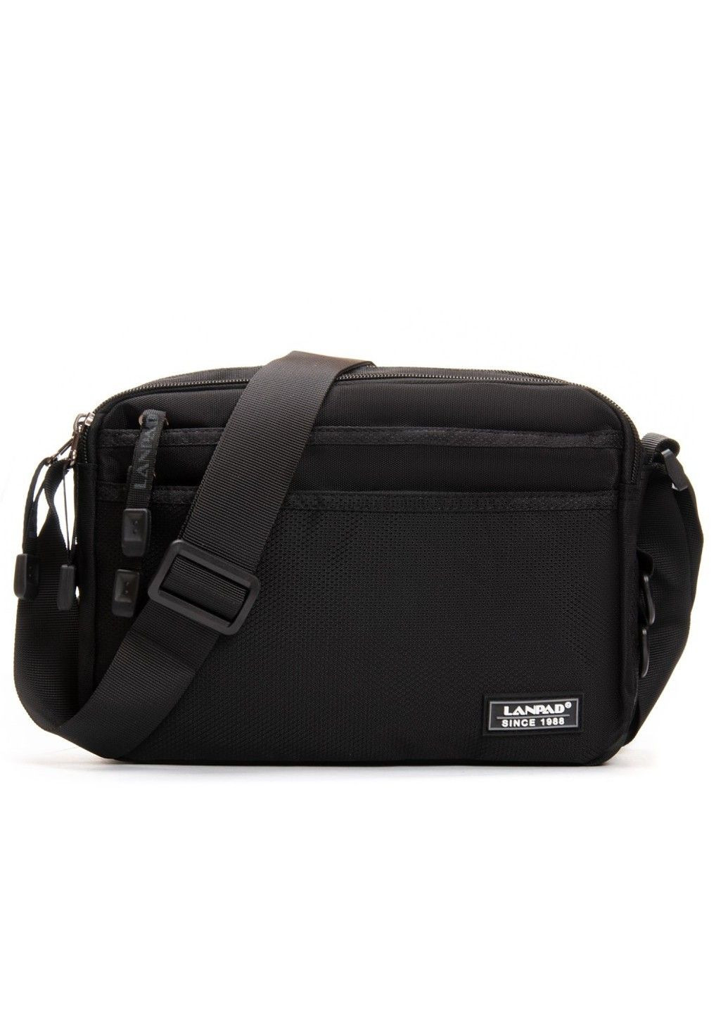 Чоловіча сумка через плече 15029 black Lanpad (317169224)