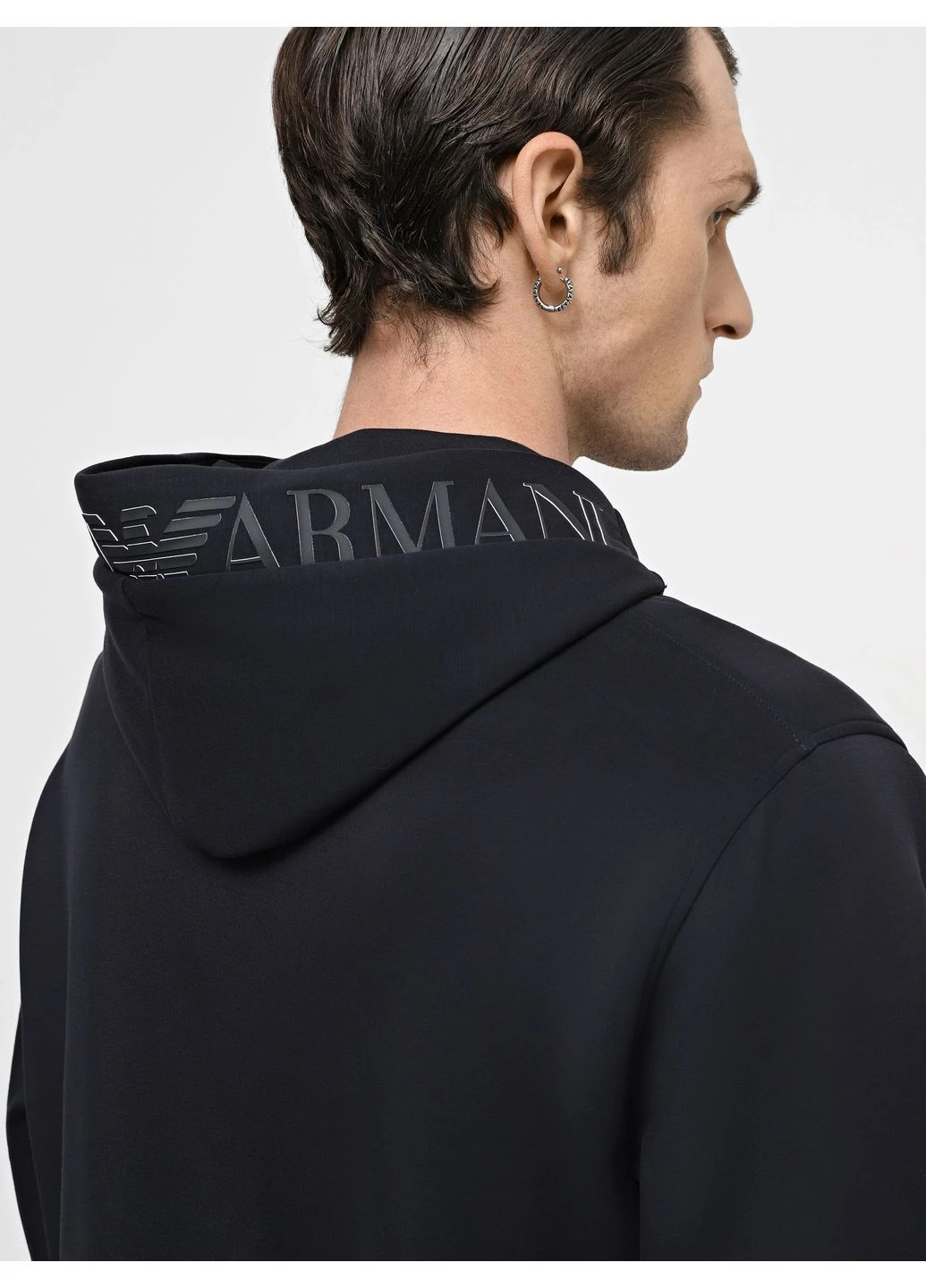 Худи 8609039 Тёмно-синий 5O2821 Emporio Armani (381465988)