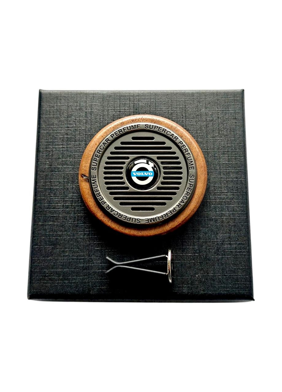 Ароматизатор металлический с деревом в дефлекторе авто Volvo (346497973)