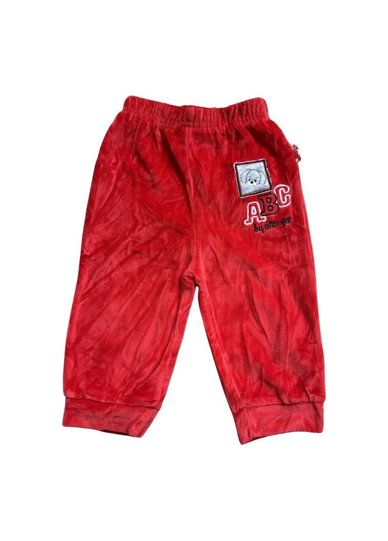 Штанці велюрові Червоні (0225) Nicol (355258798)