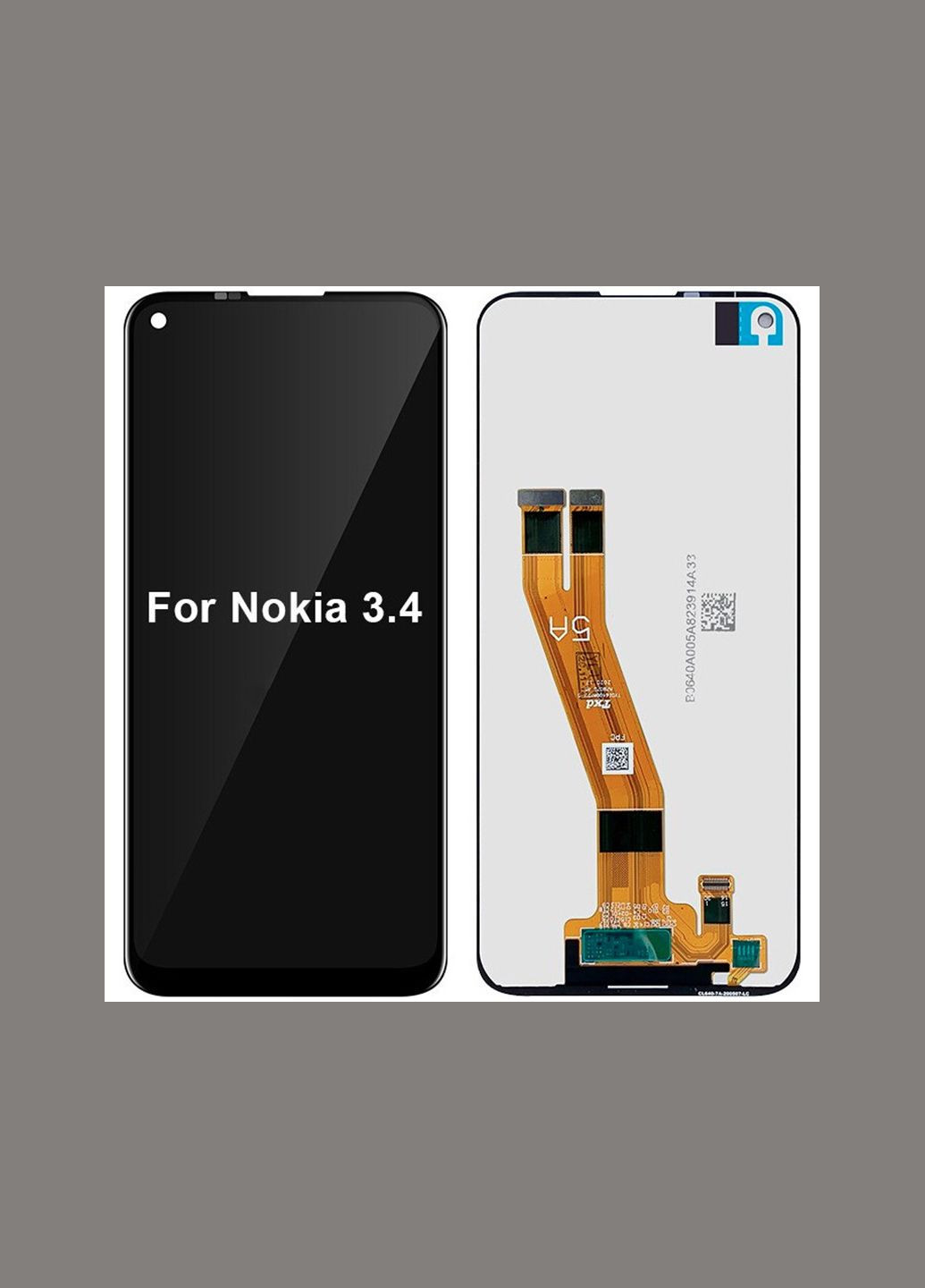Дисплей + сенсор для 3.4 Black Nokia (278799832)