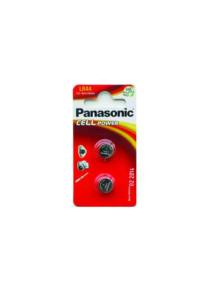 Батарейка LR44*2 Alkaline (m504808) Panasonic LR44 * 2 Alkaline (369020883)