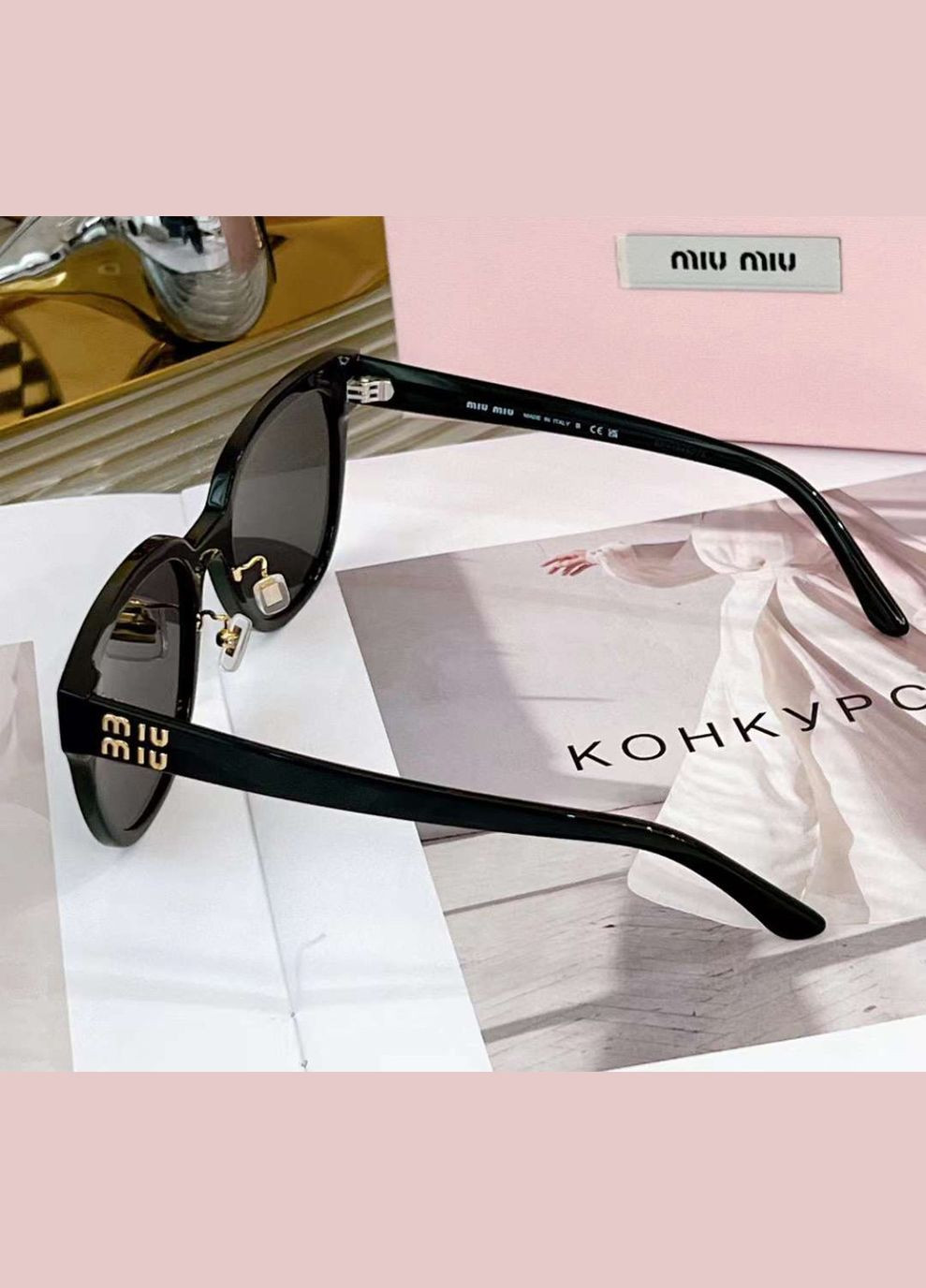 Женские солнцезащитные очки MU 01ZS LUX No Brand (322156675)