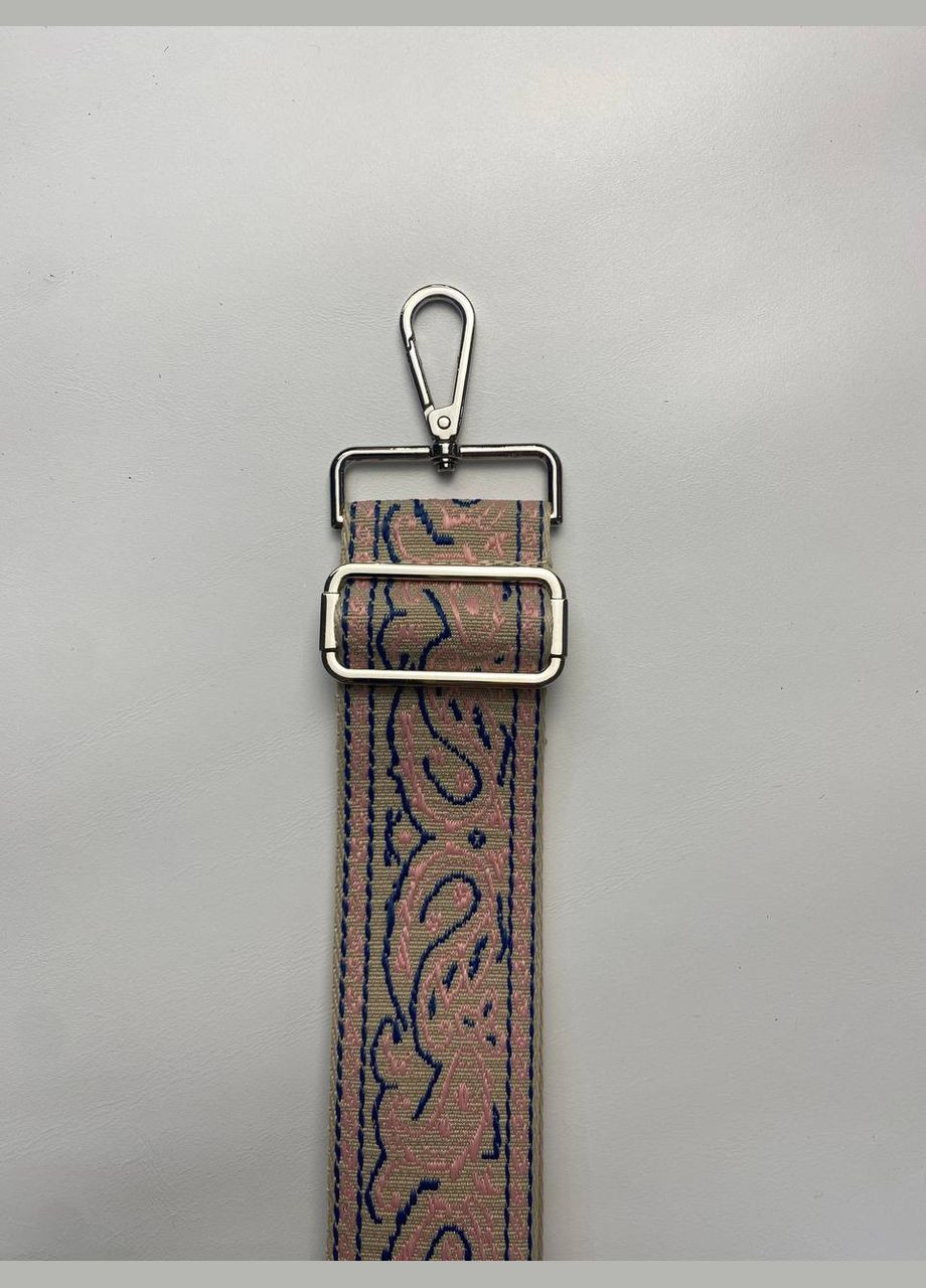 Ремінь для сумки текстильний від 70cм до 125 см Барокко Пудра Miros (330823889)