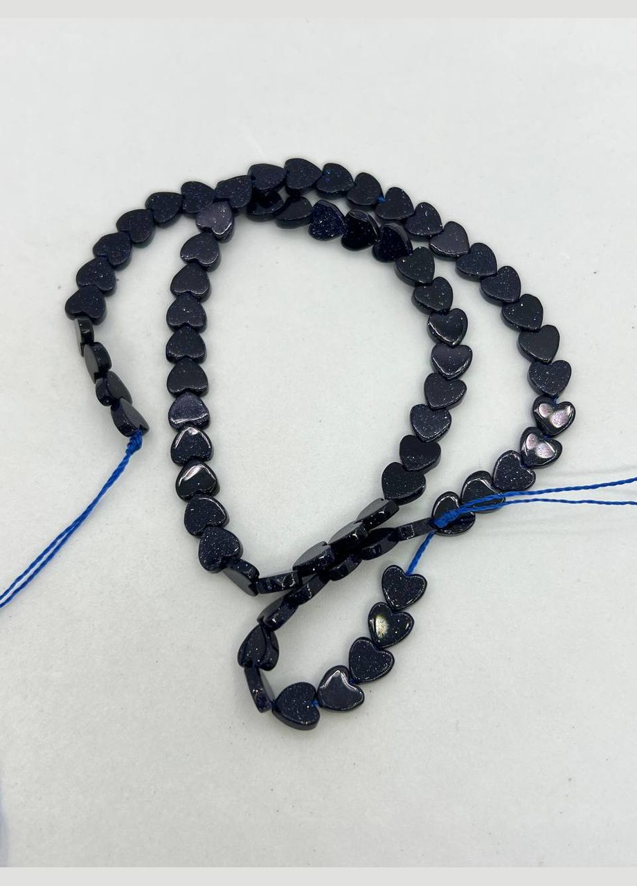 Авантюрин на нитці без замка 6х6 мм 40 см No Brand (321963880)