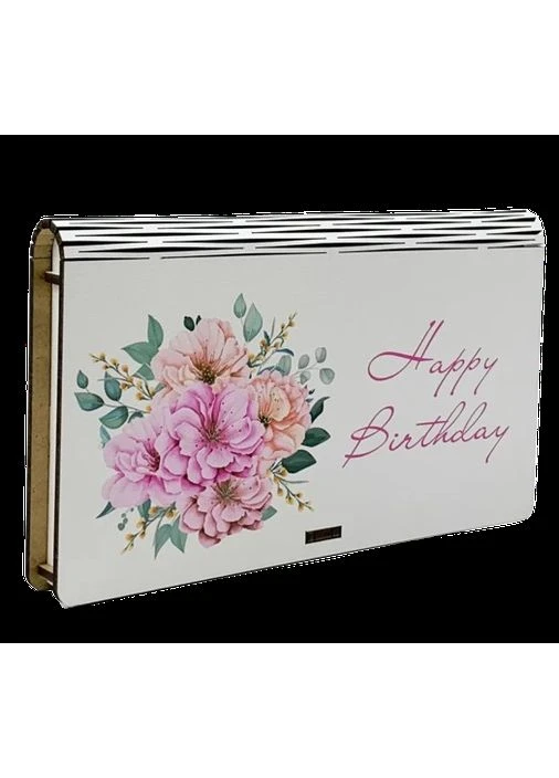 Конверт для денег Happy Birthday Цветы No Brand (396516229)
