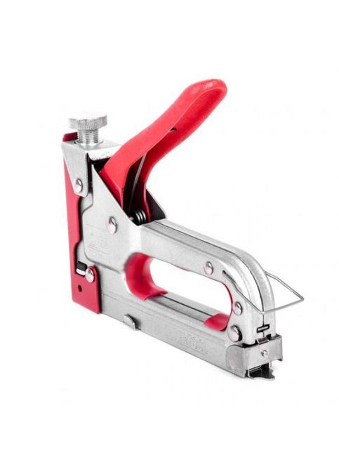 Механічний скобозабивний пістолет під скобу 11,3 x 0,7 x 4-14 мм, обгумована ручка RT-0102 Intertool (297443084)