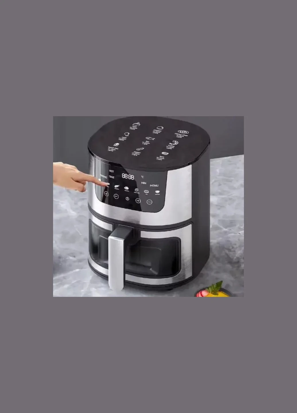 Аерофритюрниця безмасляна Dotvix TK-003010 з чашею на 8 л. Gemei (327421489)