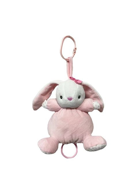 Підвіска на коляску музична Кролик рожева (9319-RB) Tulilo (365590412)