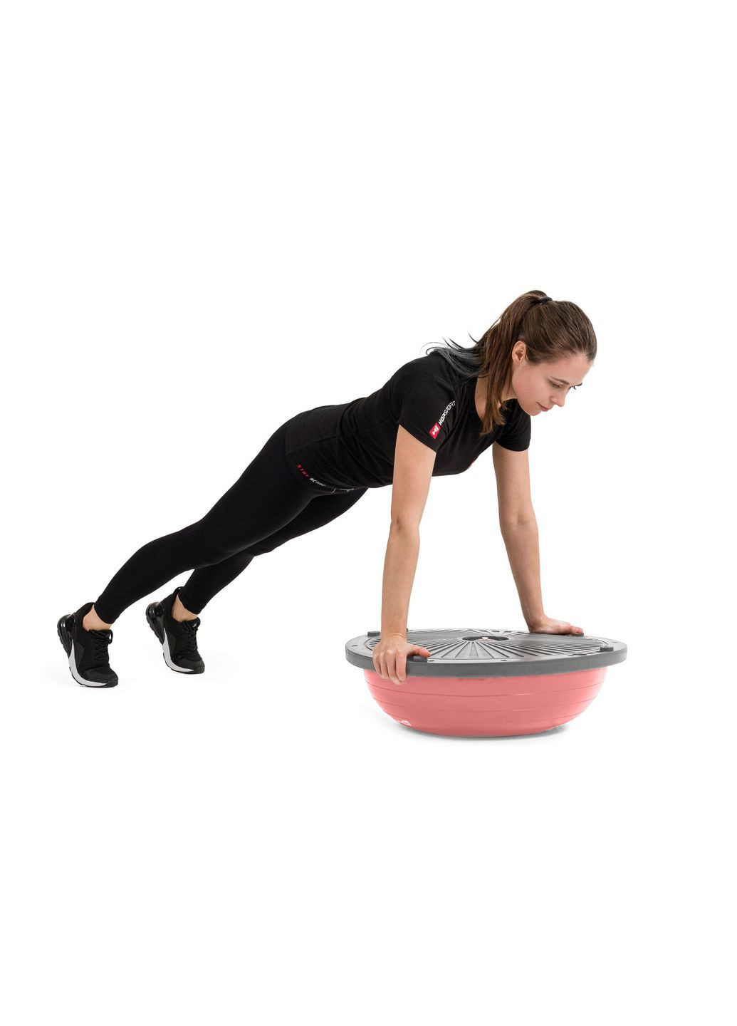 Балансировочная полусфера HS-L058 розовая Hop-Sport (361952693)