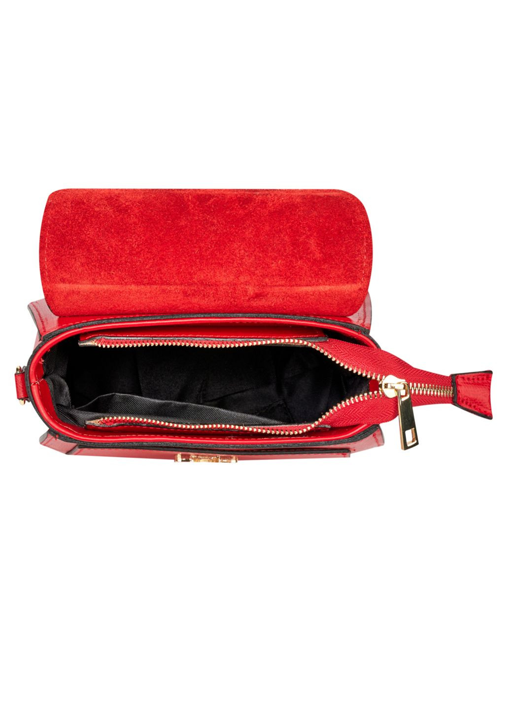 Сумка через плече жіноча натуральна шкіра червона Fior Di Loto (371884211)