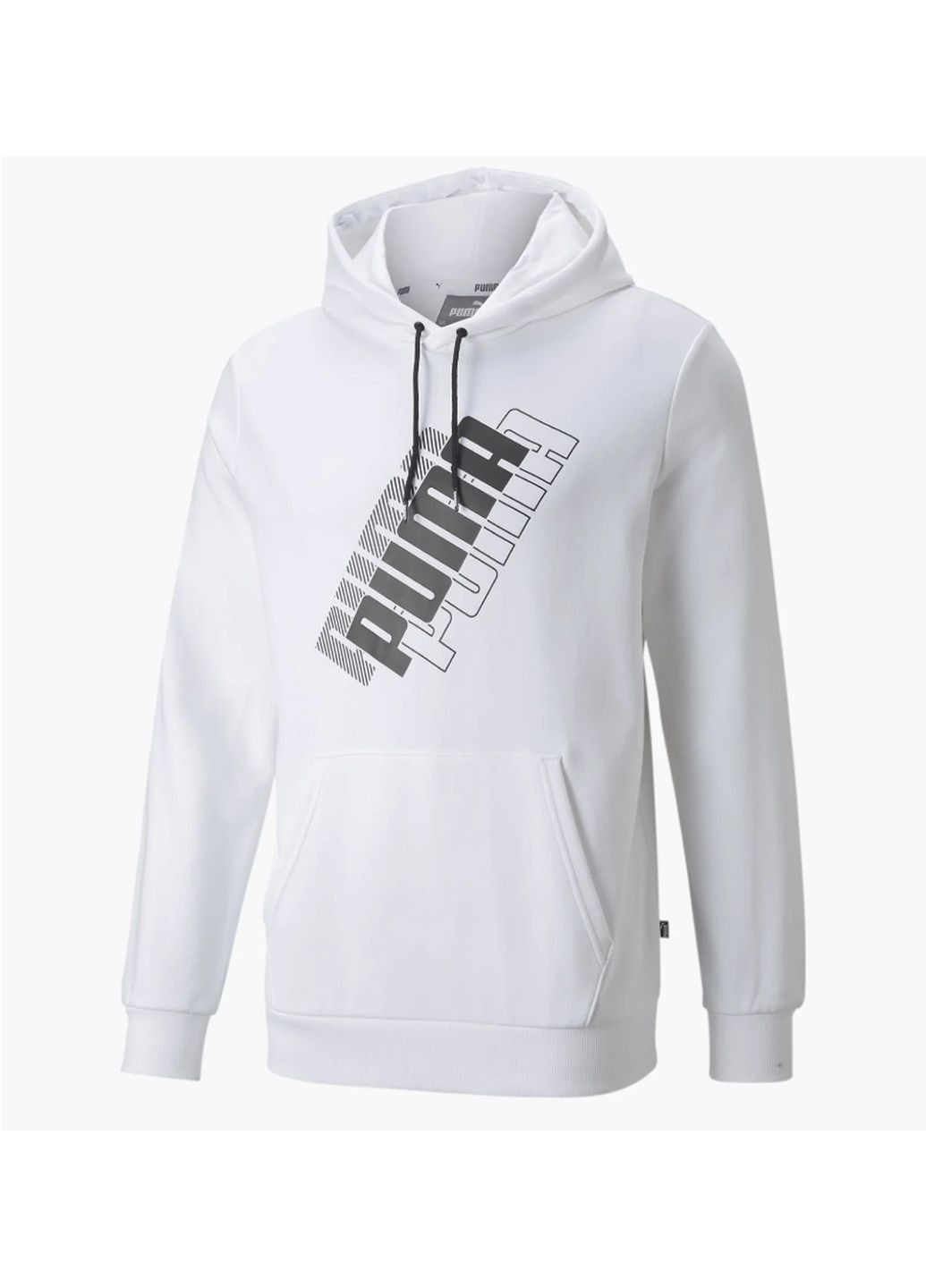 Худі чоловіче Power Logo White 847378-02 Puma (364838632)