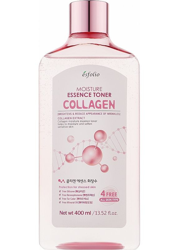 Esfolio Тонер для лица с коллагеном Collagen Daily Toner 400ml (2-1032789) — Крем, Южная Корея (369797366)