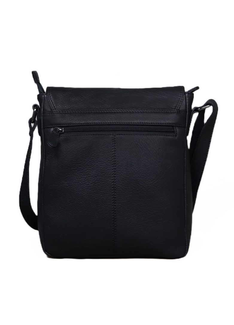 Кожаная сумка через плечо в черном цвете RoyalBag R-3161A (282844619)