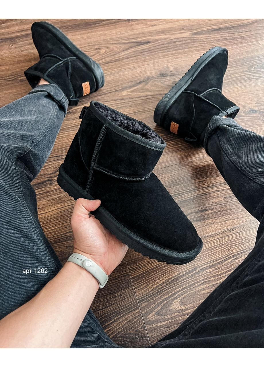 Черные угги мужские black Seven
