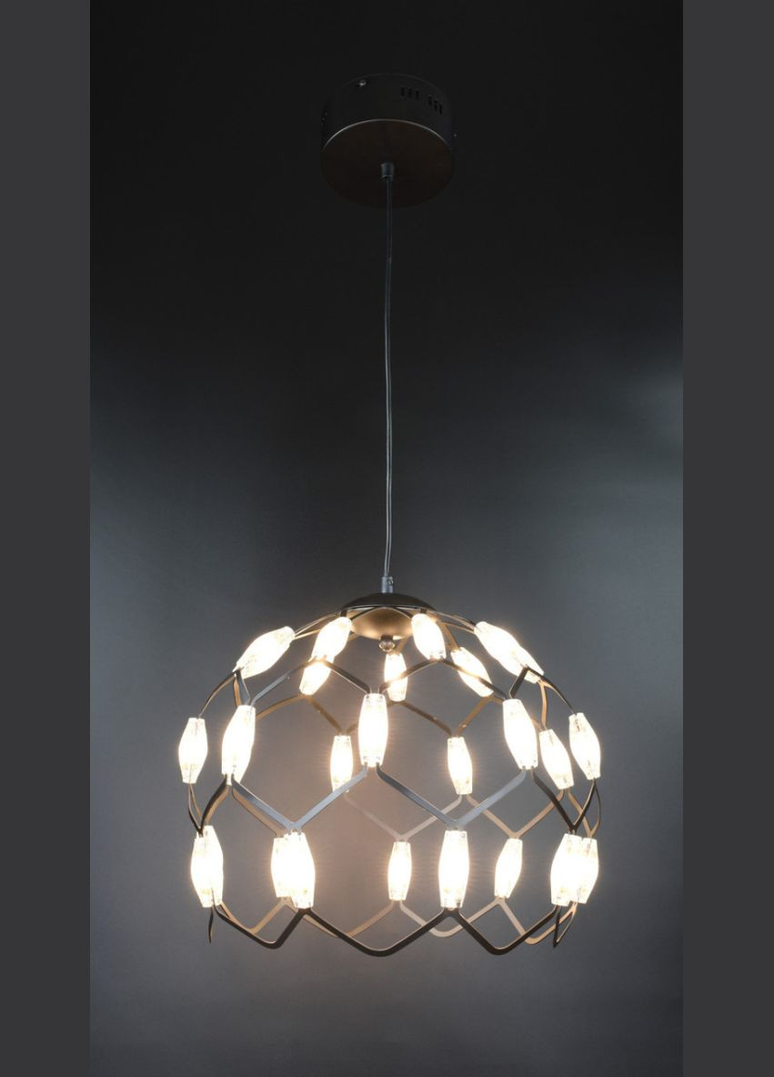 Люстра світлодіодна підвісна LED світильник для квартири на стелю лед 26314 Чорний 42-200х40х40 см. Sunnysky (364494635)