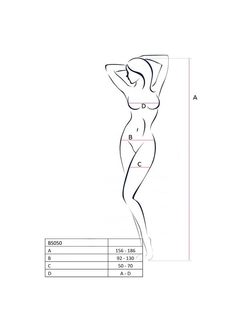 Бодистокинг BS050 white, комбинезон, имитация чулок и пояса Passion (369951264)