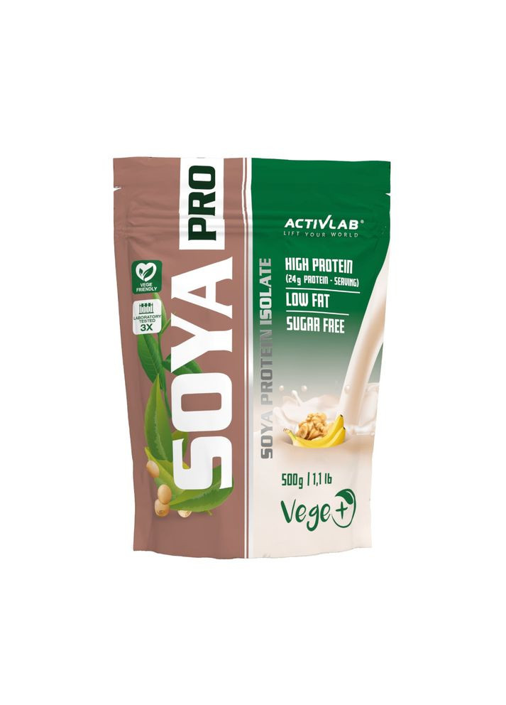 Протеїн Soya Pro, 500 грам - Банан-горіх ActivLab (334704286)
