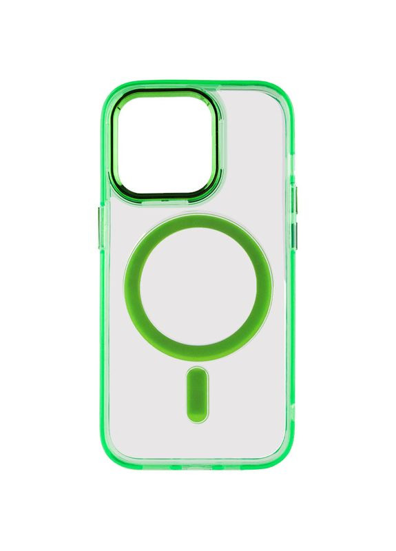 Чехол TPU Iris with MagSafe для Apple (6.7") Салатовый | Green Epik iPhone 15 Pro Max (300532007)