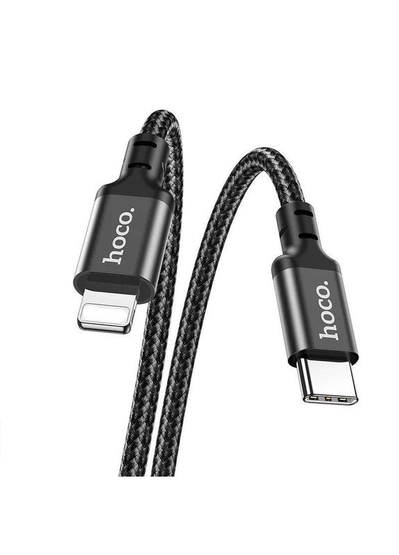 Кабель Type-C to iP 3A, 20W, 1m, нейлон, алюминиевые коннекторы, (6931474752192) Hoco X14 (372685499)