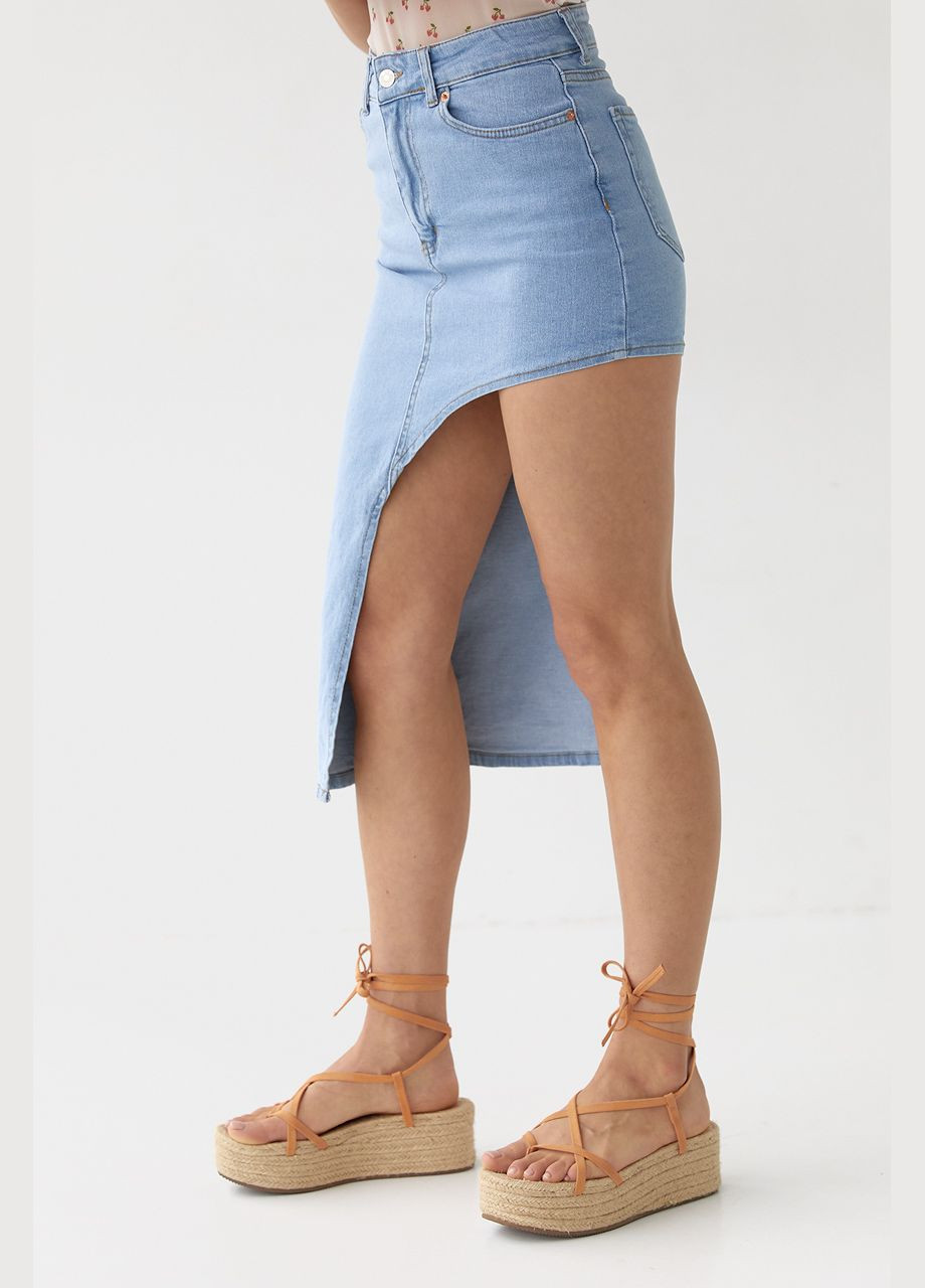 Джинсова спідниця з асиметрією Liton (297057648)