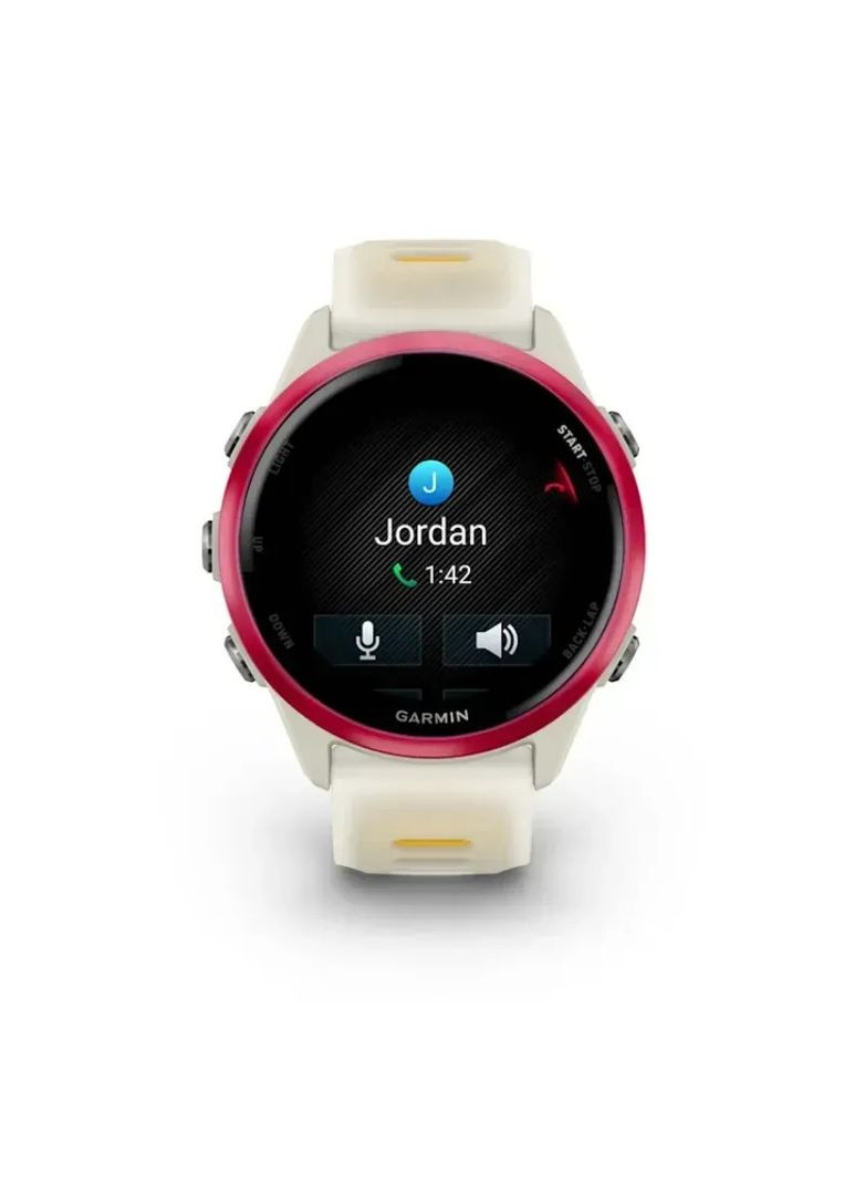 Смарт-годинник Forerunner 570 42mm Raspberry with Mango/Translucent Bone with Silver Buckle (010-02970-42) Garmin (362474854)