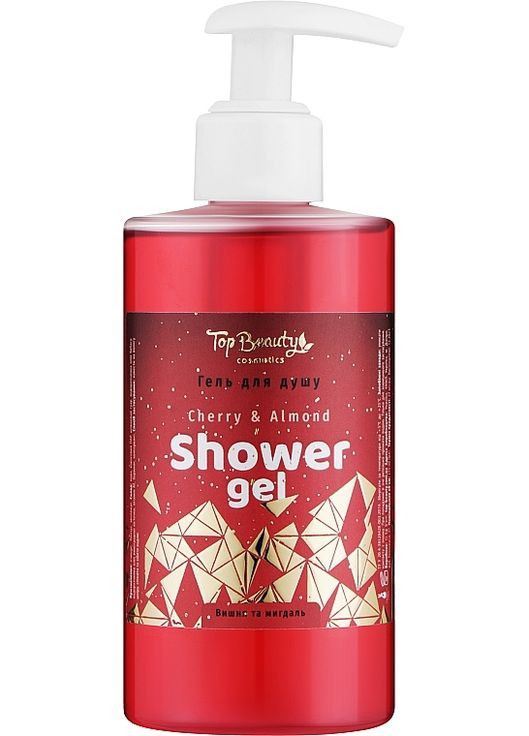 Гель для душа "Вишня и миндаль" Shower Gel 275ml (1346151-11298255) Top Beauty (368601542)