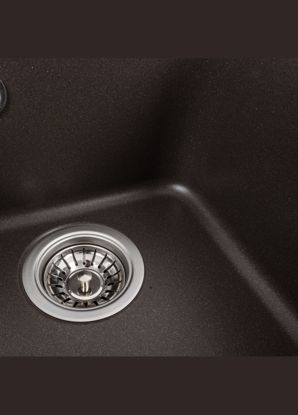 Гранитная мойка для кухни KORRADO 4050 матовая Темная скала Valeso (358058985)