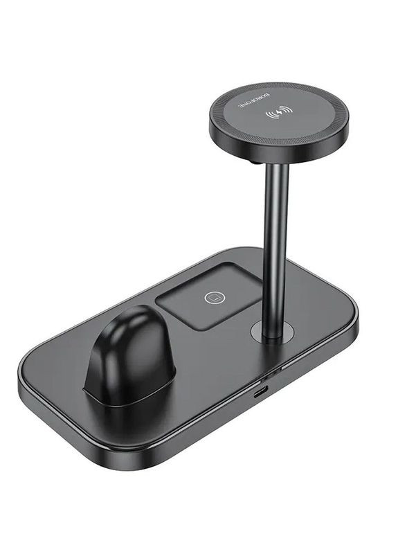 Бездротовий зарядний пристрій BQ29 Feliz 3 в 1 Чорний Borofone (372163070)