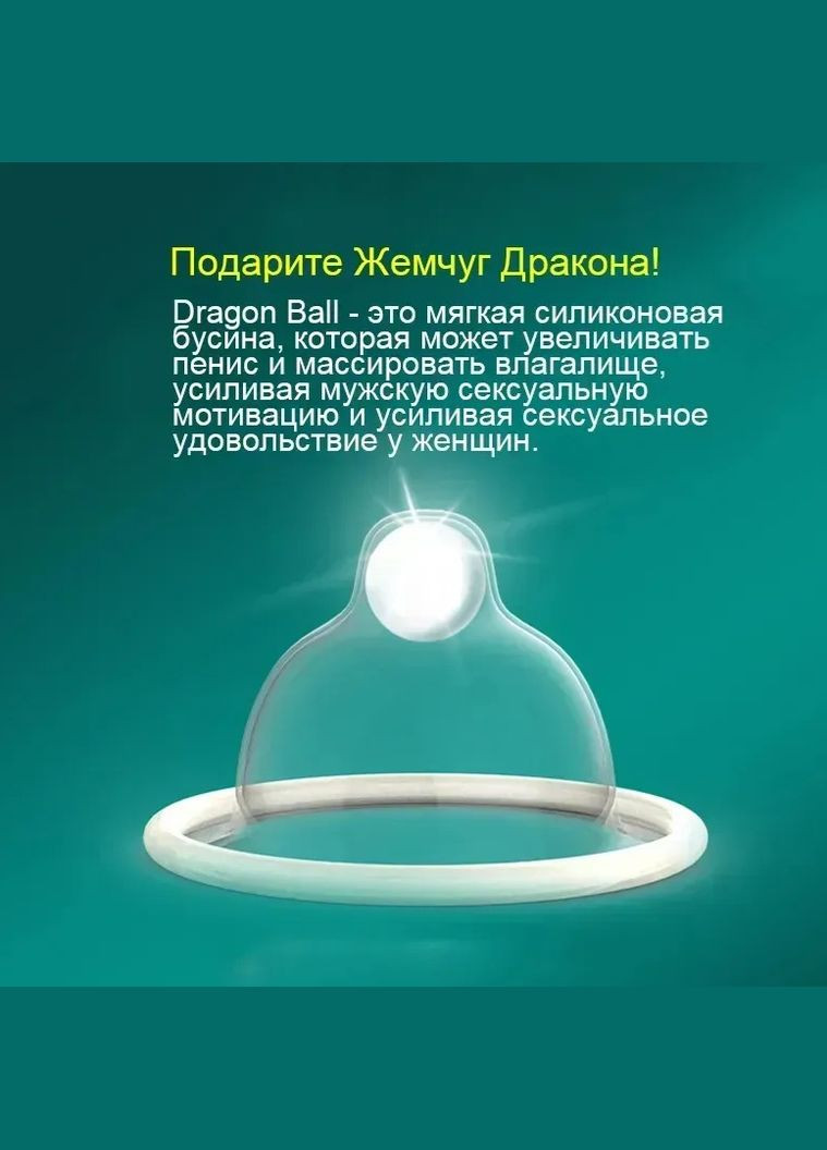 Презерватив з вусиками + кулька "Taotie Spiny condom" (у комплекті 1 презератив + 1 кулька) OLO (331168827)