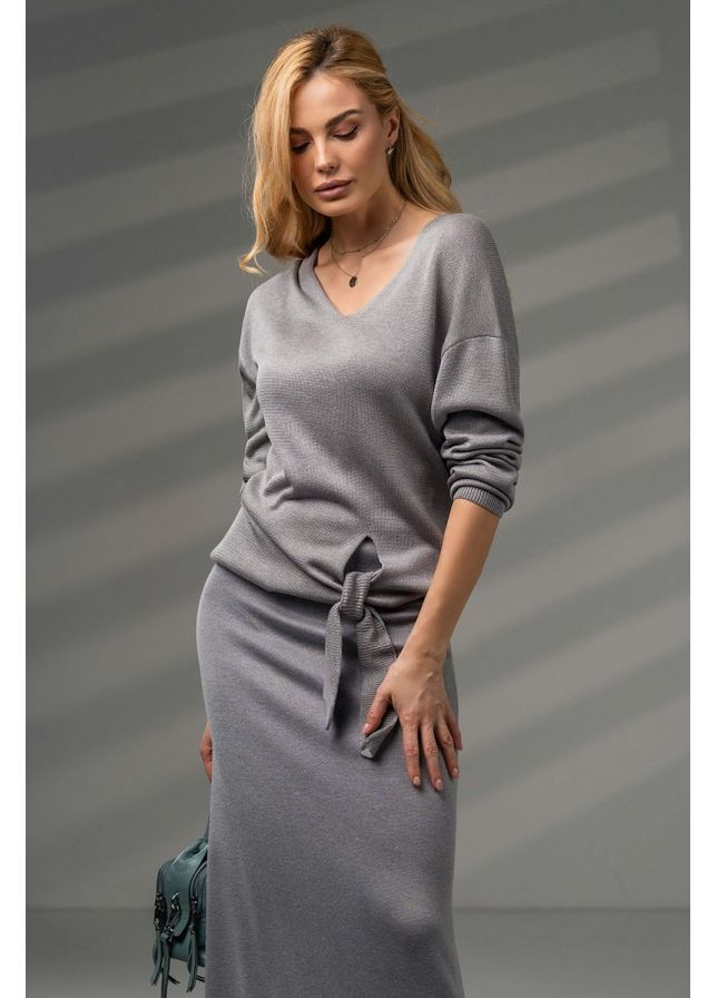 Туніка 2714 Сталевий Triko Bakh (368651112)