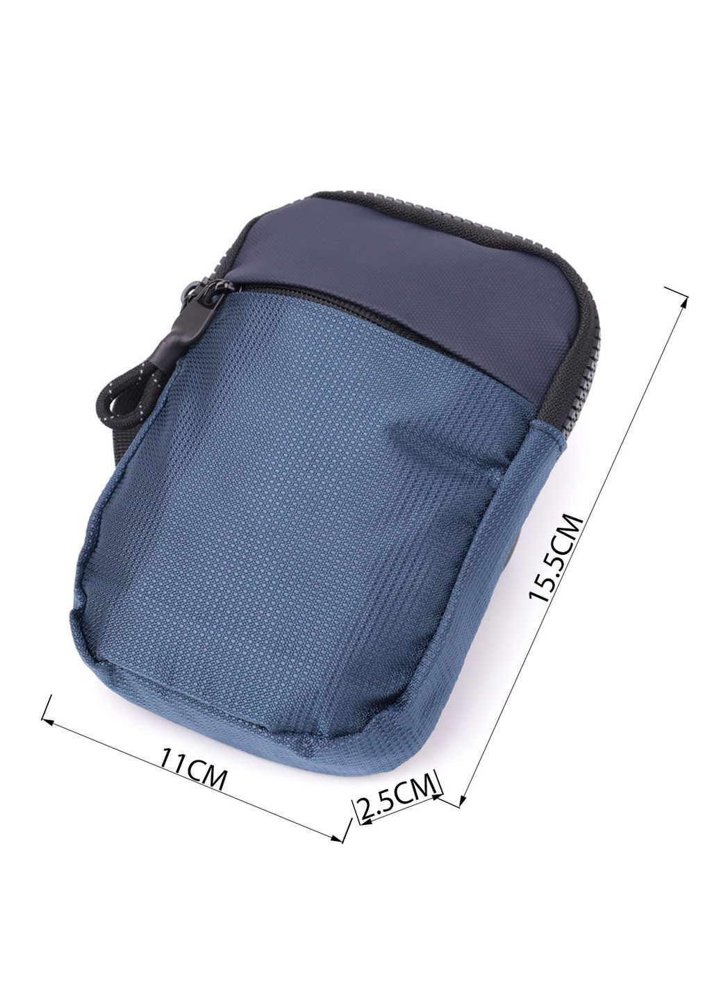 Мужская слинг сумка для путешествий из качественного текстиля 11х15,5х2,5 см Vintage (315873429)