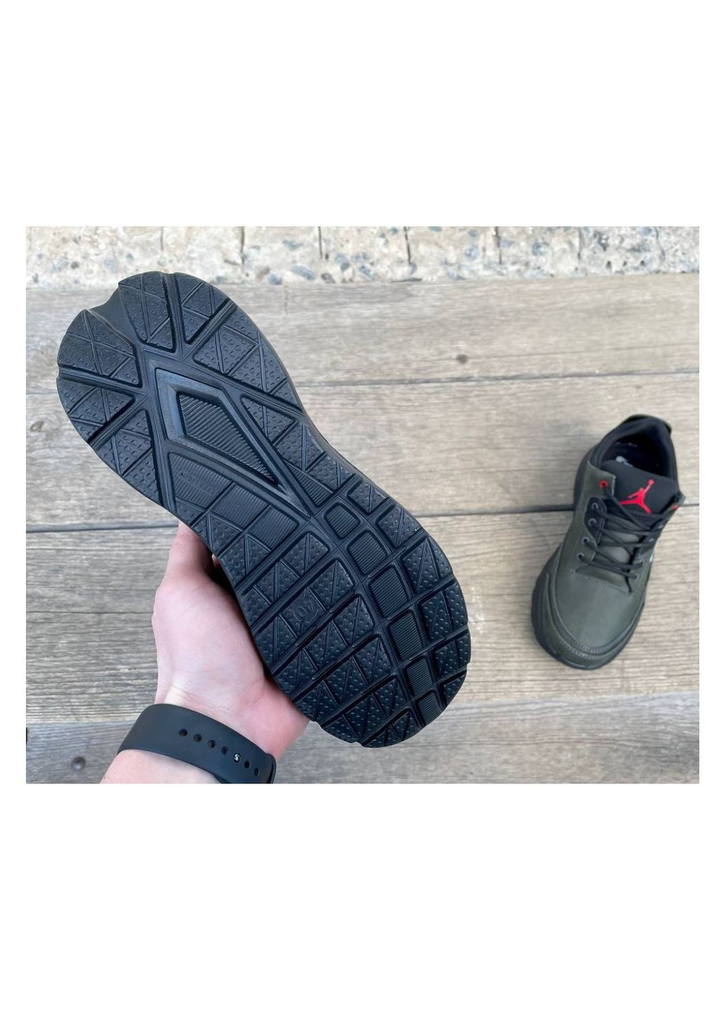 Хакі Осінні демісезонні кросівки No Brand