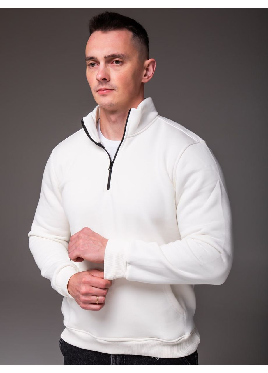 Чоловічий утеплений світшот з коміром на блискавці Vakko (371721908)