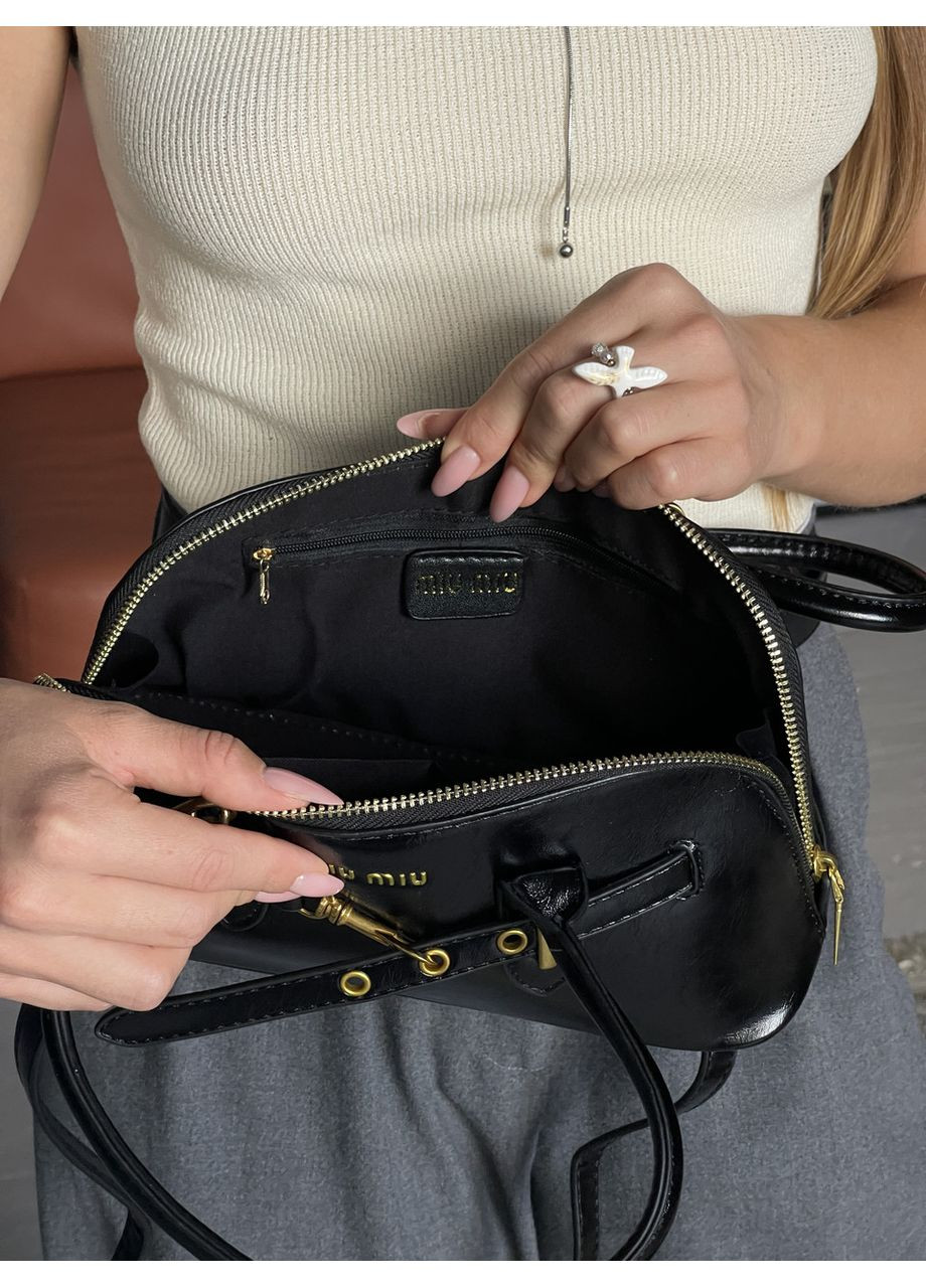 Сумка жіноча Aventure Nappa mini чорний крос боді No Brand (369935507)