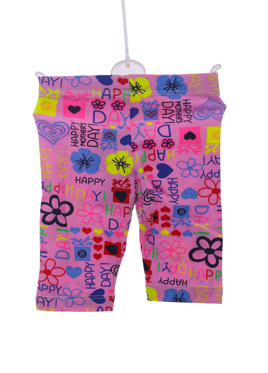 Велосипедки для девочки трикотажные Love розовый 122 см (37297) BABYKROHA (297200191)